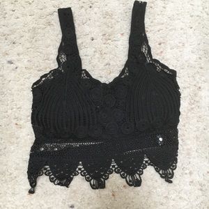 Black Crop Top